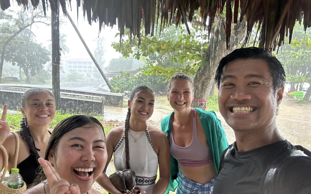 Dag 17: verrast door een hevige stortbui tijdens de Monkey Trail in Ao Nang