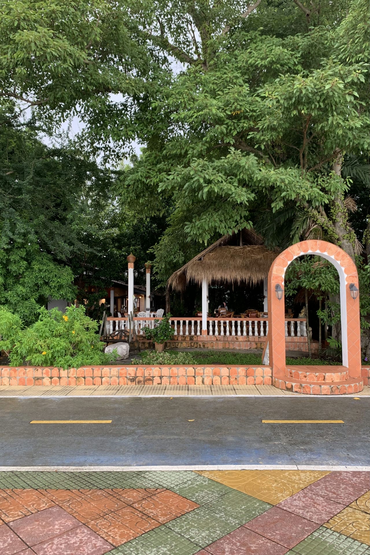 Promenade at Mekong River in Nong Khai